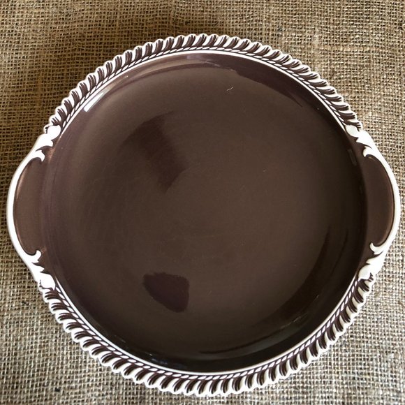 VTG Ceramic Platter and 4 Lunch Plates - Picture 2 of 9